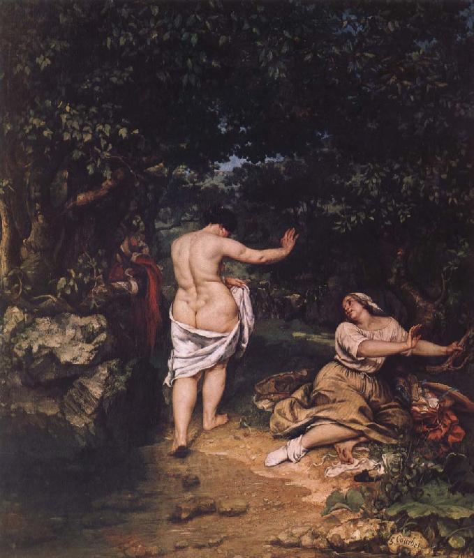 Gustave Courbet The bathers France oil painting art